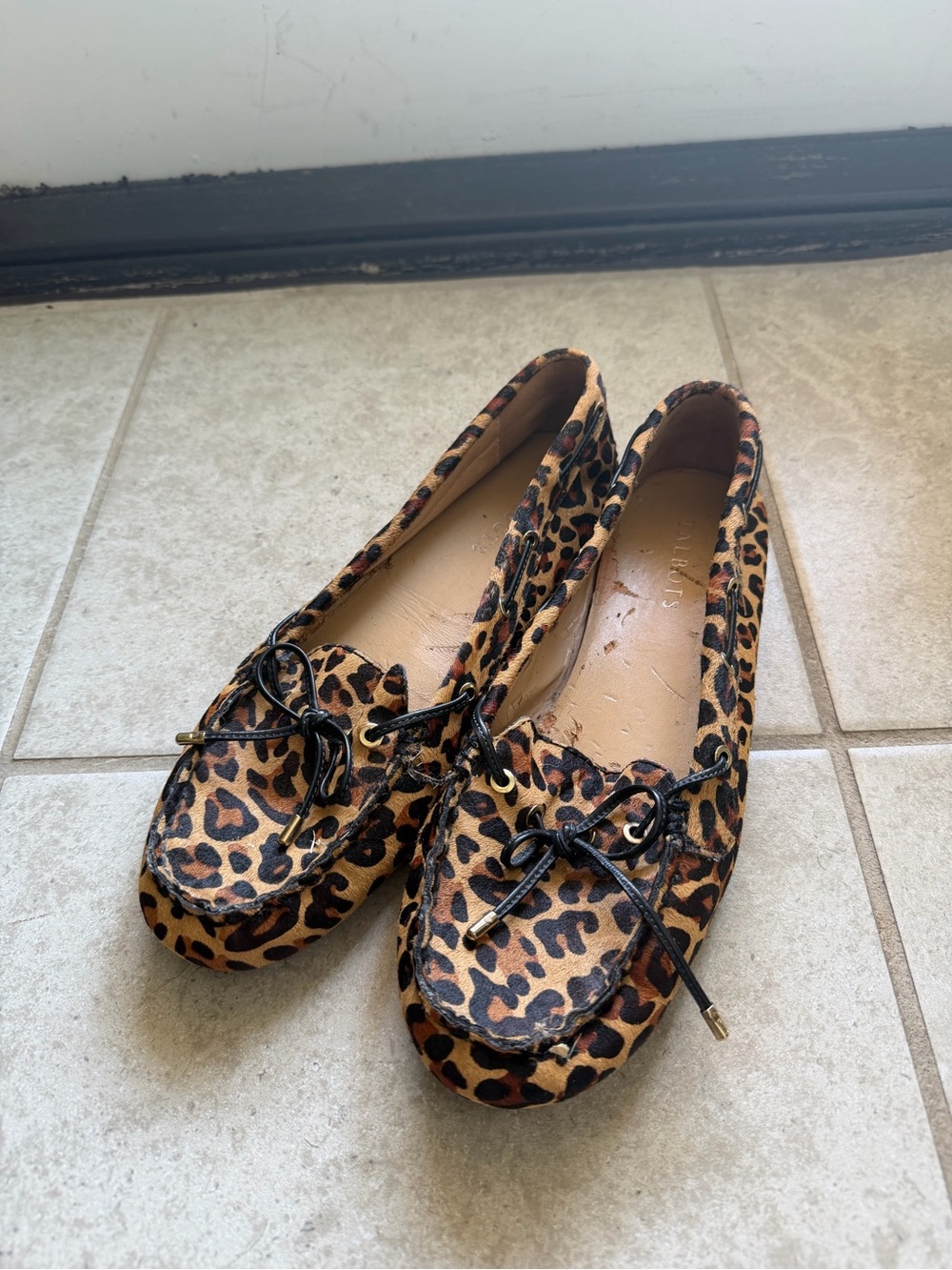 Talbots leopard shoes